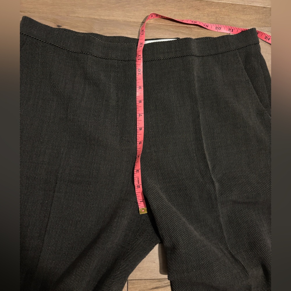 MaxMara Striped Work Pants / Suit Pants / Trousers size 14 black and Tan - Picture 8 of 11